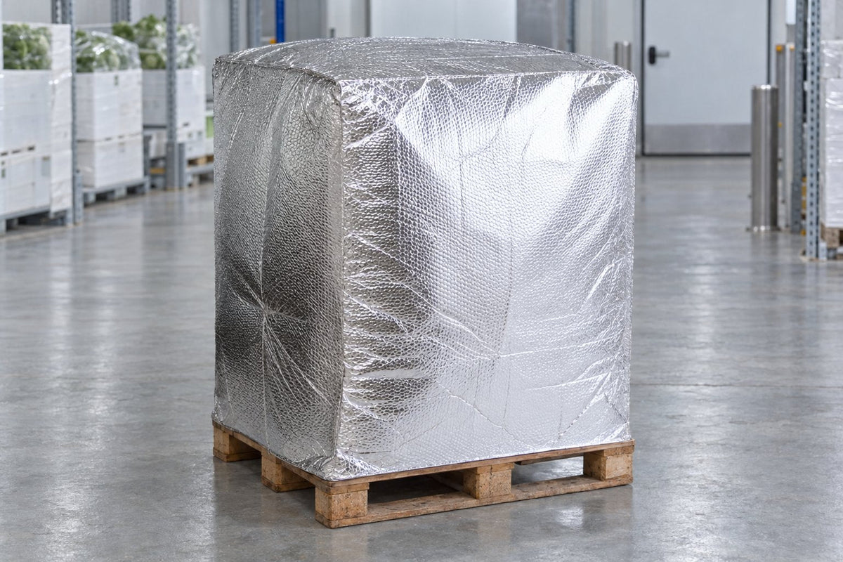 Hőszigetelő raklaptakaró vagy thermal pallet cover