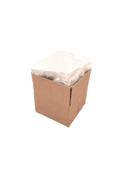 Összehajtható thermodoboz - 400 x 400 x 250 mm + (4 rétegű hőszigetelő zsák)