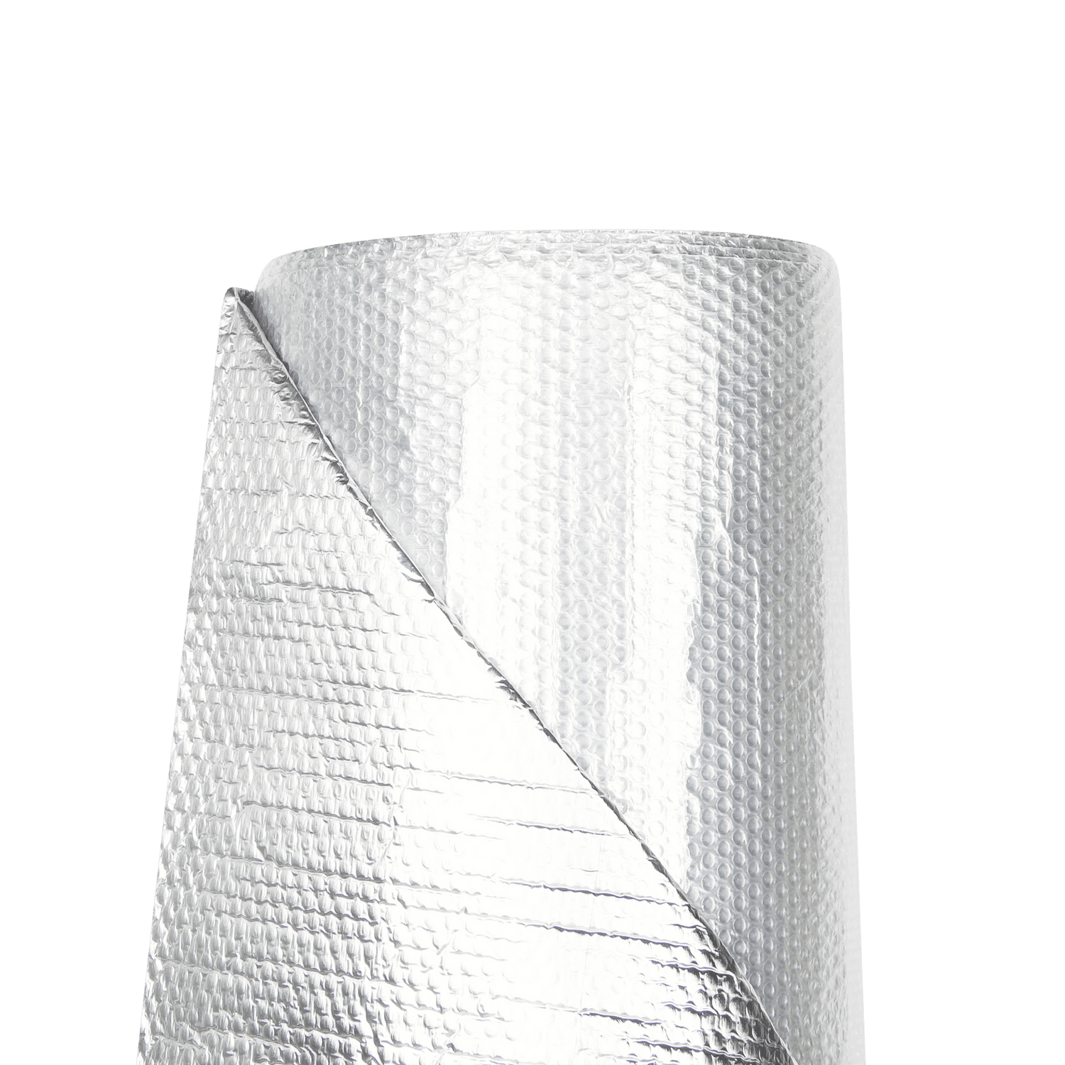 Isolatiefolie op rol 150cm x 50m x 2,7mm (Metalized PET + Bubbelfolie)