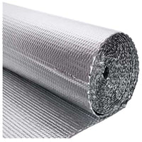 Szigetelőfólia tekercsben 150cm x 50m x 3mm (alumínium + buborékfólia + alumínium)